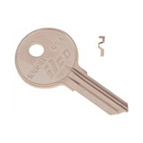Kaba 1069B Key Blank, Brass, Nickel Plated, For Hudson Locks