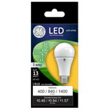 GE 93126861 General Purpose LED, 4/16 W, 30 W/70 W/100 W Incandescent Equivalent, Medium Lamp Base, LED Lamp, A19 Shape, 400 Lumens