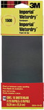 3M Imperial Wetordry 5924-18-CC Sandpaper, 9 in Length, 3-2/3 in Width, 1500 Grit, Ultra Fine Grade, Silicone Carbide Abrasive, Paper Backing