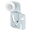 Prime-Line Slide-Co 16216-F Wardrobe Door Roller, 7/8 in Wheel x 1/4 in offset, Plastic, Mill, Price/package