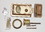 Kaba 220-53-51 Auxiliary Lock, Night Latch, For Door, Bronze, Price/each