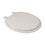 HOMEWERKS 050 1066BS (LDR 1066BS) Toilet Seat, Round Bowl Shape, Closed Front, Molded Wood, Biscuit, Price/each