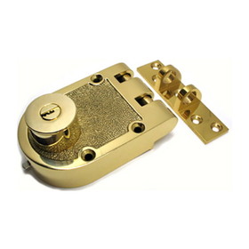 Kaba 535-53-51 Deadbolt Lock, 2-1/2 in Backset, For Door Thickness 1-1/4 - 2-1/4 in, Bronze Lacquered