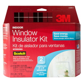 3M 051131-56950 Double Pack Indoor Window Insulator Kit