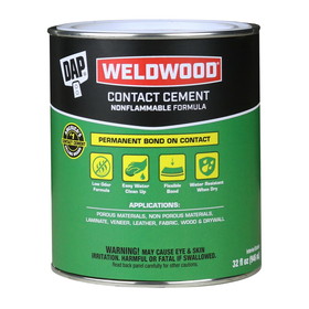 Dap 25332 Nonflammable Contact Cement Quart