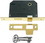 Kaba 214-04-51 Mortise Lock Set, Standard Bit Key, Black Backset, Price/each