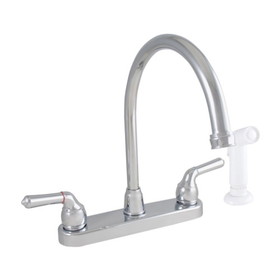 Ldr Industries 012 36425Cp Faucet Ch 2Hdl Kitchen W/Spry