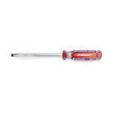 Crescent CS5166 Screwdriver, 5/16 in Slotted Point, 10-1/2 in OAL, Acetate Handle, Polished Chrome, ASME B107.600-2008