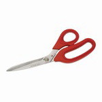 CRESCENT Wiss W812 Lightweight Household Scissor, 3-1/2 in L of Cut, 8-1/2 in OAL, Sharp Tip, Stainless Steel Blade, Hard Plastic Handle, Right Hand