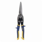Irwin 21304 Extra Cut Multi-Purpose Utility Snip, 24 ga Cold Rolled Steel/36 ga Stainless Steel Cutting, 3-1/8 in L of Cut