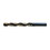 Nitro 400N132 Type B Heavy Duty Jobber Length Drill Bit, 1/2 in Drill - Fraction, 0.5 in Drill - Decimal Inch, 135 deg Point, HSS, Black/Gold, Price/each