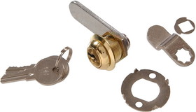 Hillman 853102 Utility Lock, For Doors, Brass