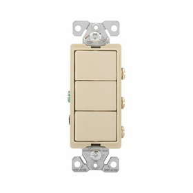Eaton Cooper Controls 7729V-BOX Rocker Switch, 120/277 V, 15 A, 1 Pole