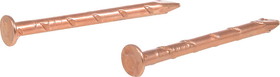 Hillman 122540 Weather Strip Nail, 1.5 oz, #17, 3/4 in L, Copper Finish, Barbed Shank