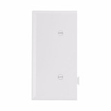 Eaton Cooper Controls STE14W Sectional Wallplate, 1 Gang, 3.12 in W x 4.87 in H, Polycarbonate, White