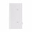 Eaton Cooper Controls STE14W Sectional Wallplate, 1 Gang, 3.12 in W x 4.87 in H, Polycarbonate, White, Price/each