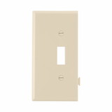 Eaton Wiring Devices STE1V Toggle Wallplate, Polycarbonate, Ivory, 3.12 in W x 0.08 in L x 4.87 in H