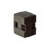 Eaton BP2607B-SP Straight Blade Connector, 125 VAC, 10 A, 2 Pole, 2 Wires, Brown, Price/each