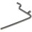 Hillman 853042 Angled Hook, 0.148 in x 1-1/2 in, Steel, Zinc, Price/each