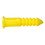 Hillman 370326 Ribbed Anchor, #4-6-8 Anchor Dia, 7/8 in Overall Length, Plastic, Price/each