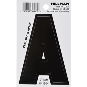 Hillman Black Vinyl Die Letter