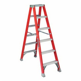 Louisville Ladder Fm1506 Ladder 6Ft Twinfront Fiberglass Ste