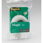 Scotch Magic 051131-59116 Household Office Tape With Dispenser, 500 in Roll L x 3/4 in W, Transparent