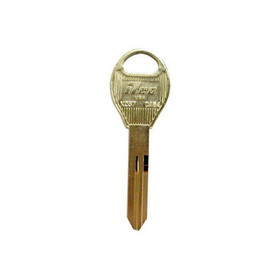 Kaba X237-DA34 Key Blank, Brass, Nickel Plated, For Nissan Locks
