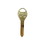 Kaba X237-DA34 Key Blank, Brass, Nickel Plated, For Nissan Locks, Price/each