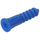 Hillman 5108 Ribbed Anchor, #8-10-12 Anchor Dia, 1/4 in Drill, 1-1/4 in Overall Length, Plastic