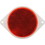 Hillman 844010 Circle Reflector, 3 in Dia, Round, Red
