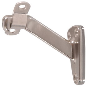 Hillman Hardware Essentials 851524 Handrail Bracket, Brass, Satin Nickel