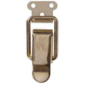 Hillman 851525 Draw Catch, Steel, Carded, Brass Plated