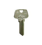 Kaba 1010N-S68 Key Blank, Brass, Nickel Plated, For Sargent Locks