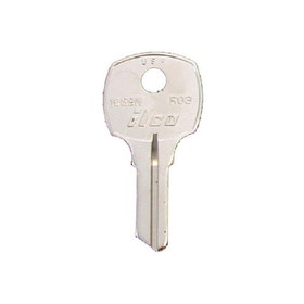 Kaba 1069N-RO3 Key Blank, Brass, Nickel Plated, For National Cabinet Locks