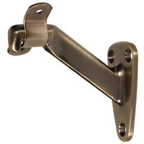 Hillman Hardware Essentials 851538 Handrail Bracket, Brass, Satin Nickel