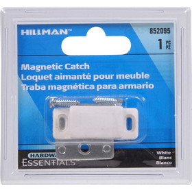 Hillman 852095 Cabinet Catch, Zinc Plated Steel, Magnetic, Wide