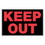 Hillman 839898 8 X 12 Black And Red Keep Out Sign, Price/each