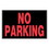 Hillman 839902 8 X 12 Black And Red Noparking Sign, Price/each