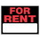 Hillman 840026 15 X 19 Black And Red For Rent Sign, Price/each