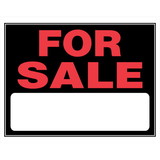 Hillman 840028 15 X 19 Black And Red For Sale Sign