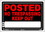 Hillman 840141 10 X 14 Black And Red Keep Out Sign, Price/each