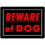 Hillman 840143 10 X 14 Black And Red Beware Of Dog, Price/each