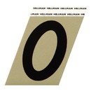 Hillman 3 Gold Aluminum Number