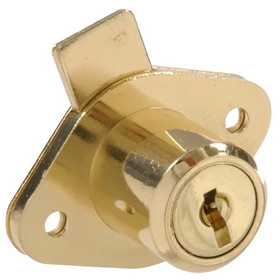 Hillman 852236 Door Lock, Brass, Keyed to Differ