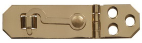 Hillman Hardware Essentials 851417 Decorative Hasp, 2-3/4 in Length, 3/4 in Width, Brass