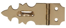 Hillman 851421 5/8 Solid Brass Decorative Hasp
