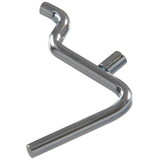 Hillman 852674 Angled Hook, 1-1/2 in, Steel, Zinc