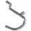 Hillman 853044 Curved Hook, 0.148 in x 1 in, Steel, Zinc, Price/each