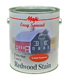 Yenkin-Majestic Majic Paint 8-2026-1 Wood Stain, 1 gal Container, Redwood, Semi Opaque Finish